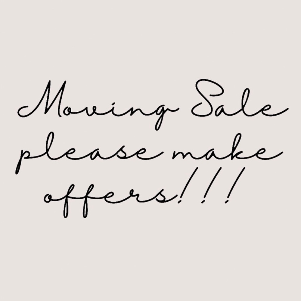 MOVING SALE